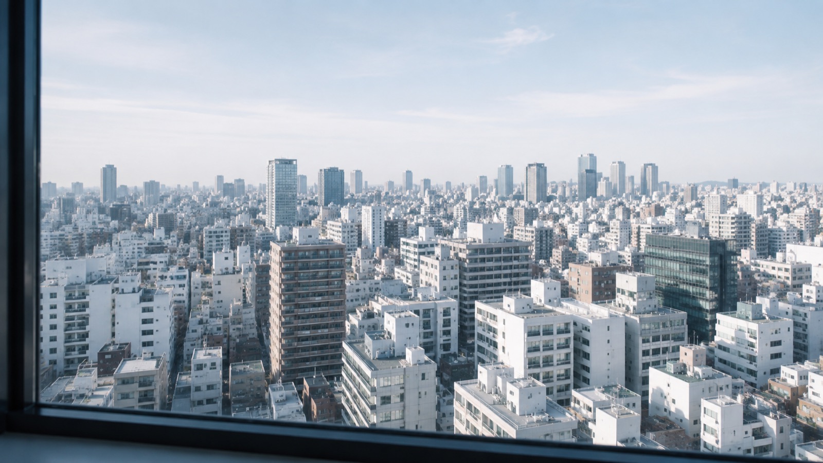 白い机の上に整然と並べ替えられている途中の無地の付箋